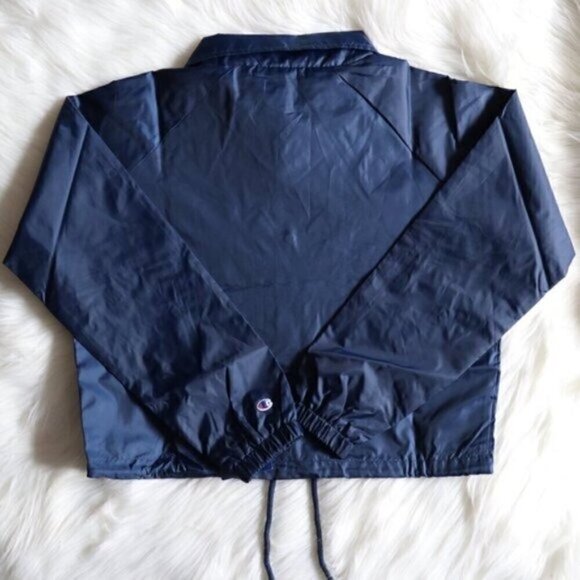 NWT Champion Blue Long Sleeve Wind Breaker Sport Jacket Size Small - Picture 5 of 5